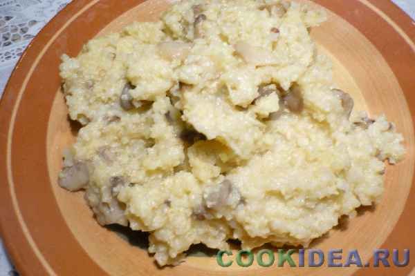 Каша пшённая с грибами Каша пшённая с грибами