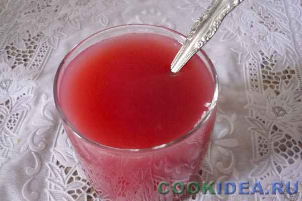 Кисель клюквенный