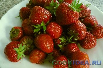 Клубничнй пирог - Исходные продукты