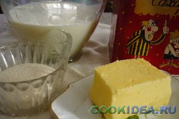 Манная каша - Используемые продукты Манная каша - Используемые продукты