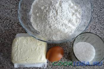 Песочный торт с творожной начинкой - Используемые продукты Песочный торт с творожной начинкой - Используемые продукты