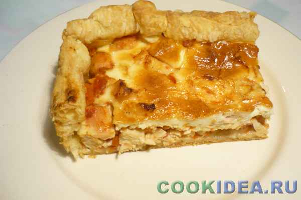 Пирог куриный-киш Пирог куриный-киш