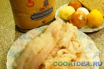 Рыбные котлеты - Используемые продукты